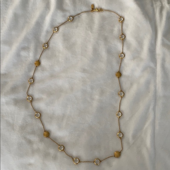 Coach Gold and Clear Bead Necklace - Picture 1 of 5